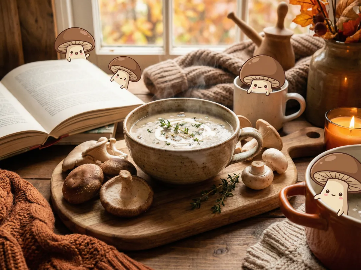 水果派 试播视频：秋日蘑菇浓汤食谱